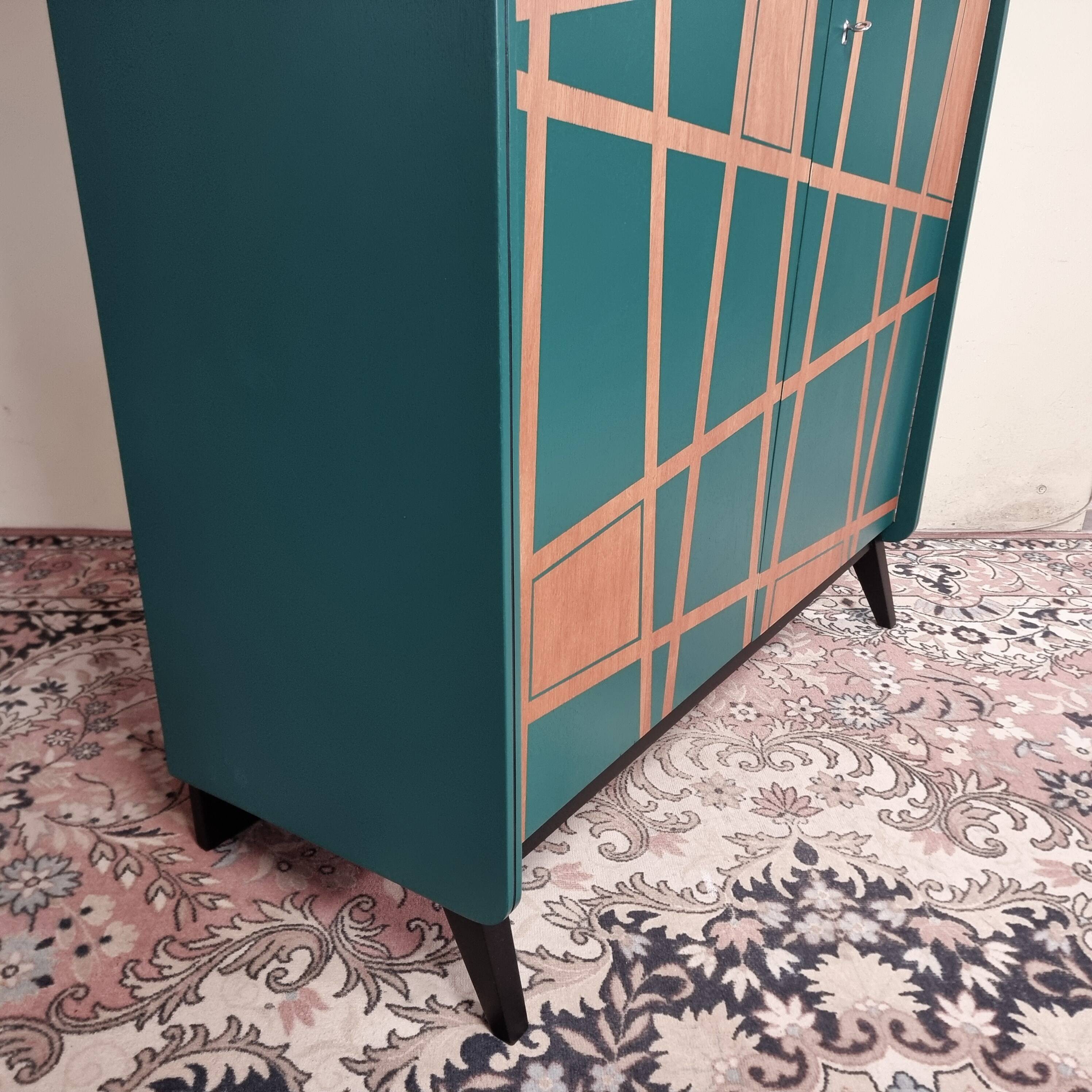 Vintage Wardrobe in Ash by Tatra Nabytok, 1960s