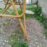 Vintage antique rattan desk