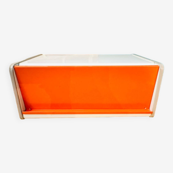 Vintage orange pop bread box 70'