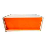 Vintage orange pop bread box 70'