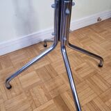 Vintage chrome metal coat rack, 1970s