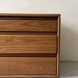 3-drawer chest of drawers in solid elm wood, Regain house