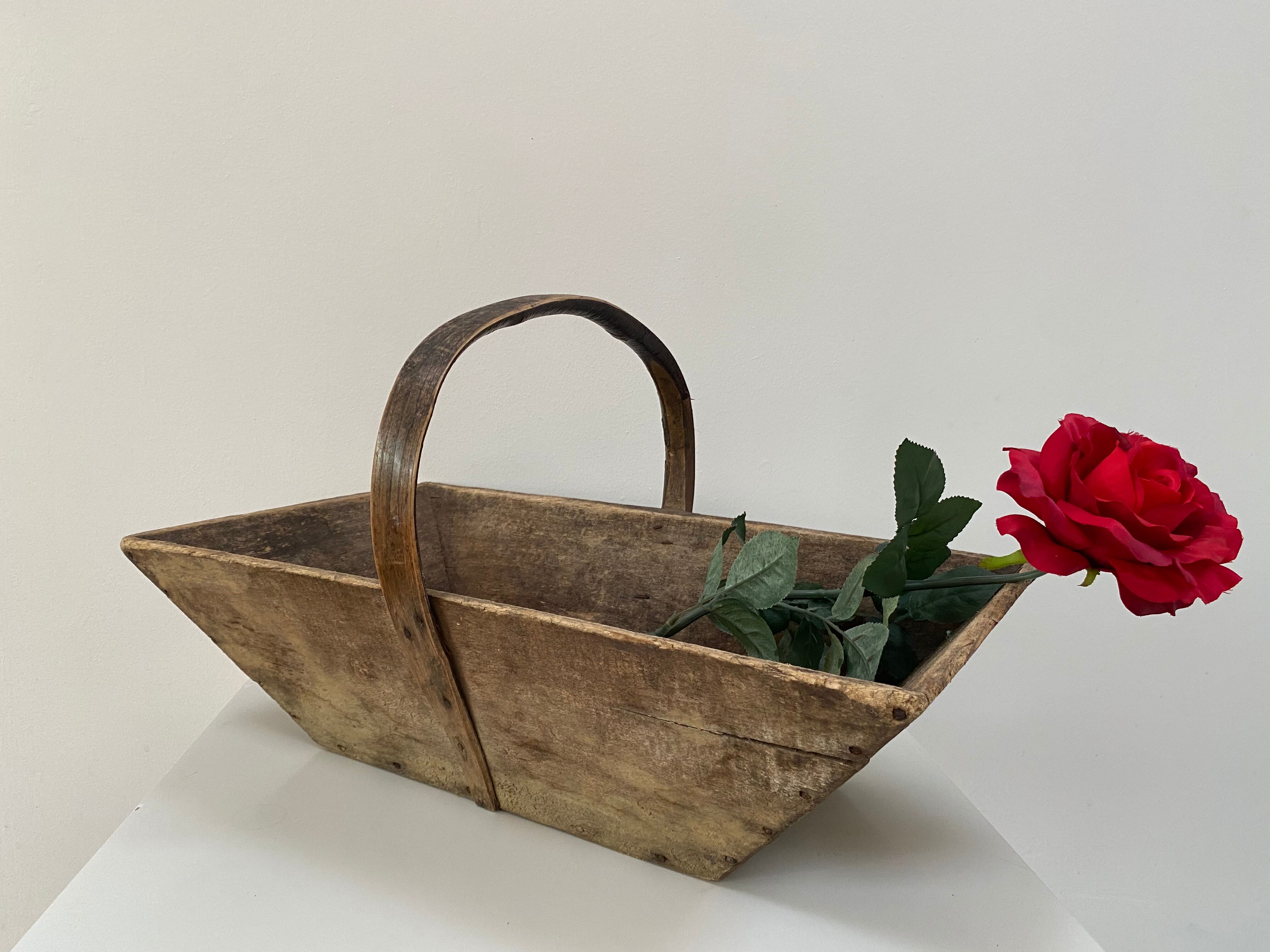 Wooden basket XL oléron fishing bucket