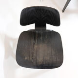 Set of 4 DCW chairs by Charles & ray Eames