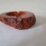 Red onyx ashtray