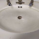 Porcelain sink washbasin on foot