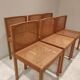 Lot de chaises de conception italiennes