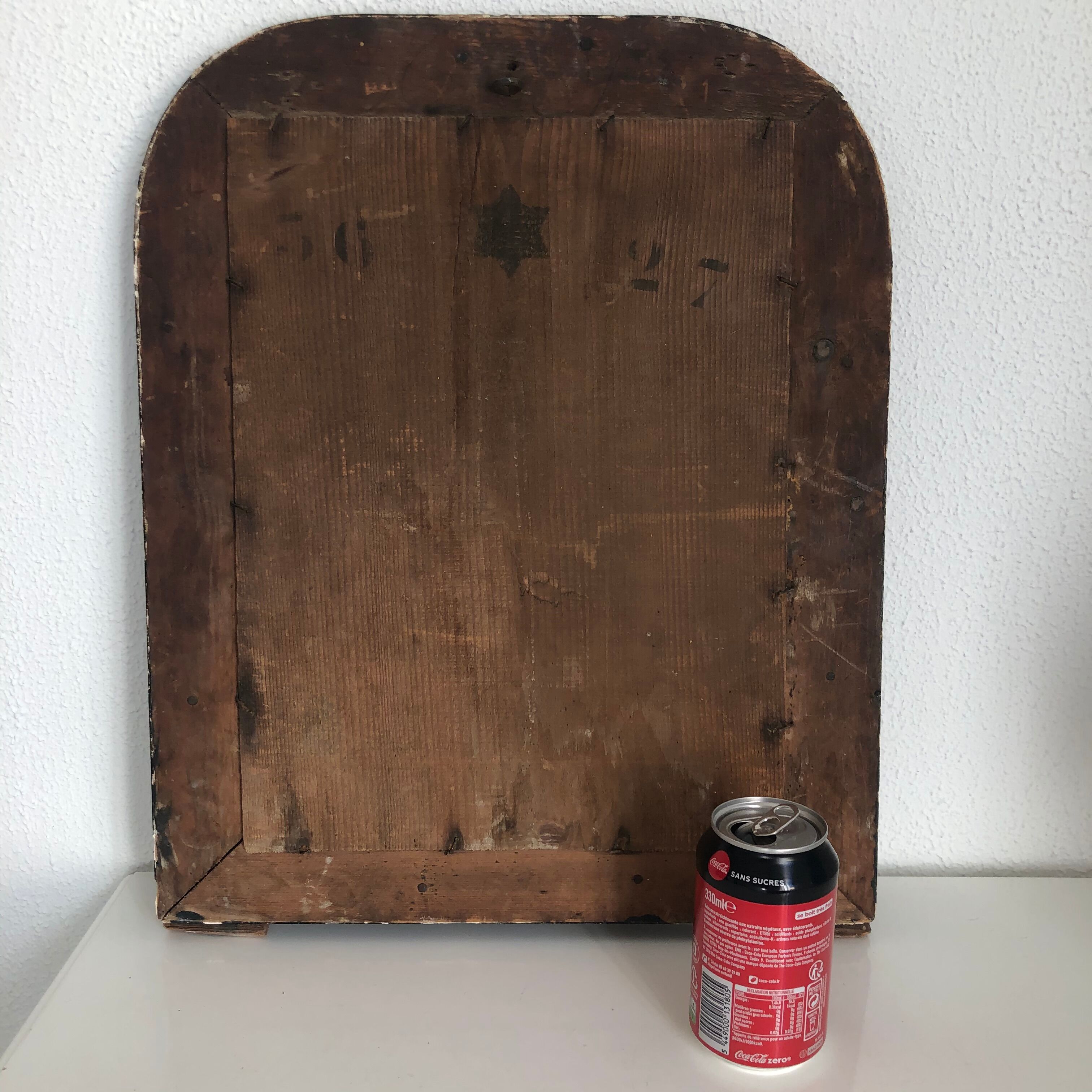 Ancien miroir de cheminée Louis Philippe 50x40cm