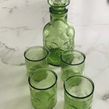 Vintage carafe and glasses