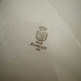 Pair of Sarreguemines Raspaud plates – Floral decoration