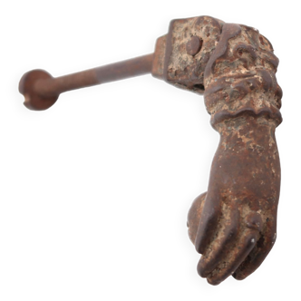 Hand-shaped door knocker, 1930s