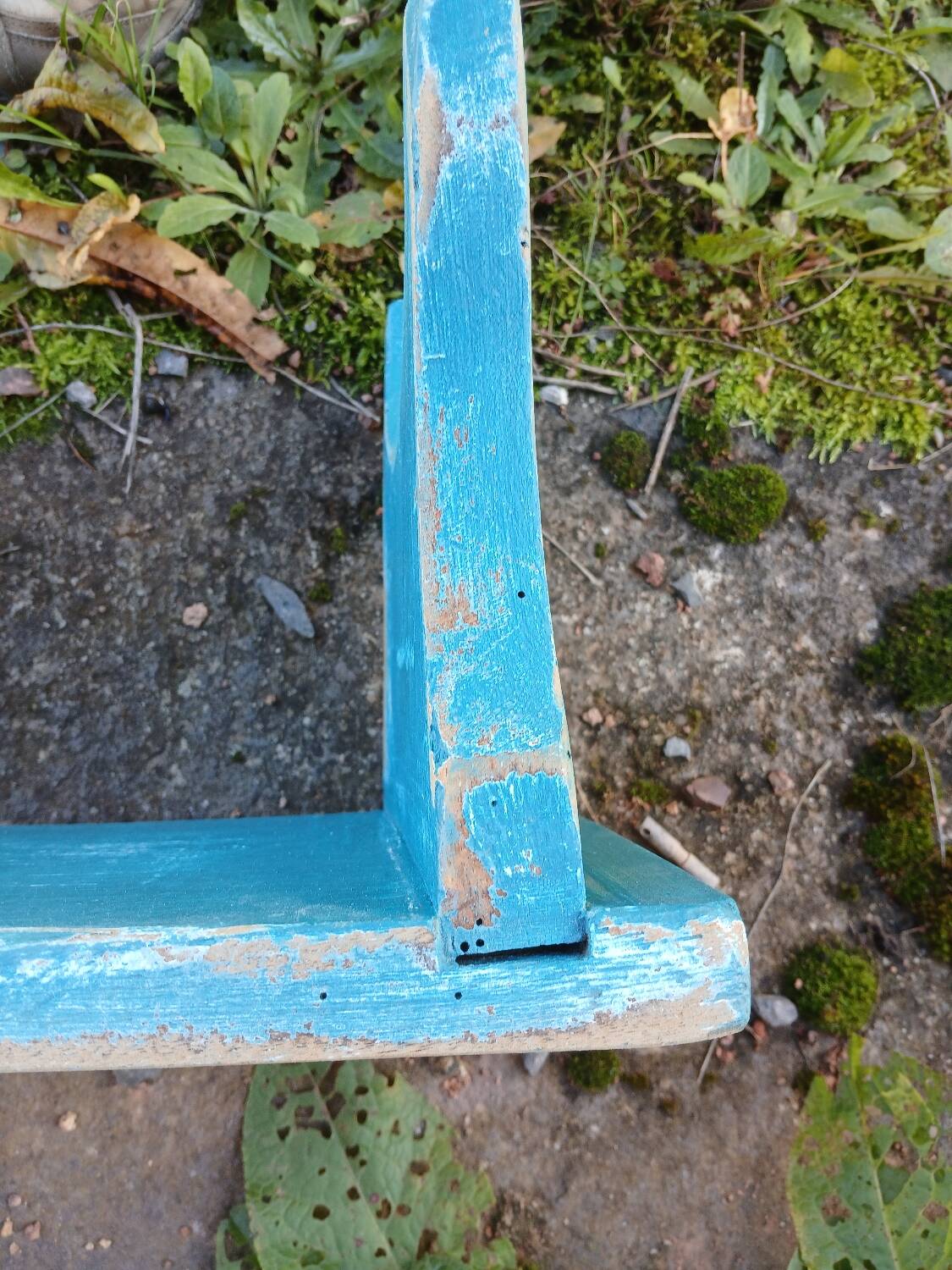 Old wooden stool / step stool