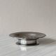 Silver-plated shell butter dish