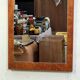 Miroir vintage XL en teck, Scandinavie, années 1970