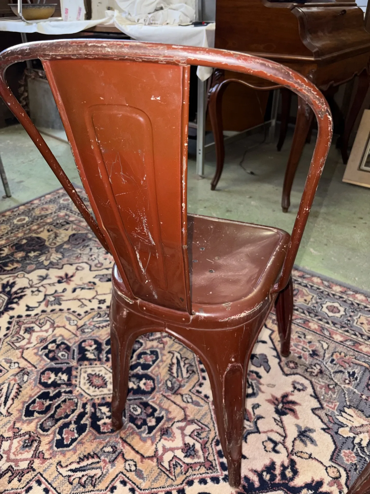 Lot de 4 chaises tolix
