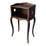 Louis XV style oak bedside table