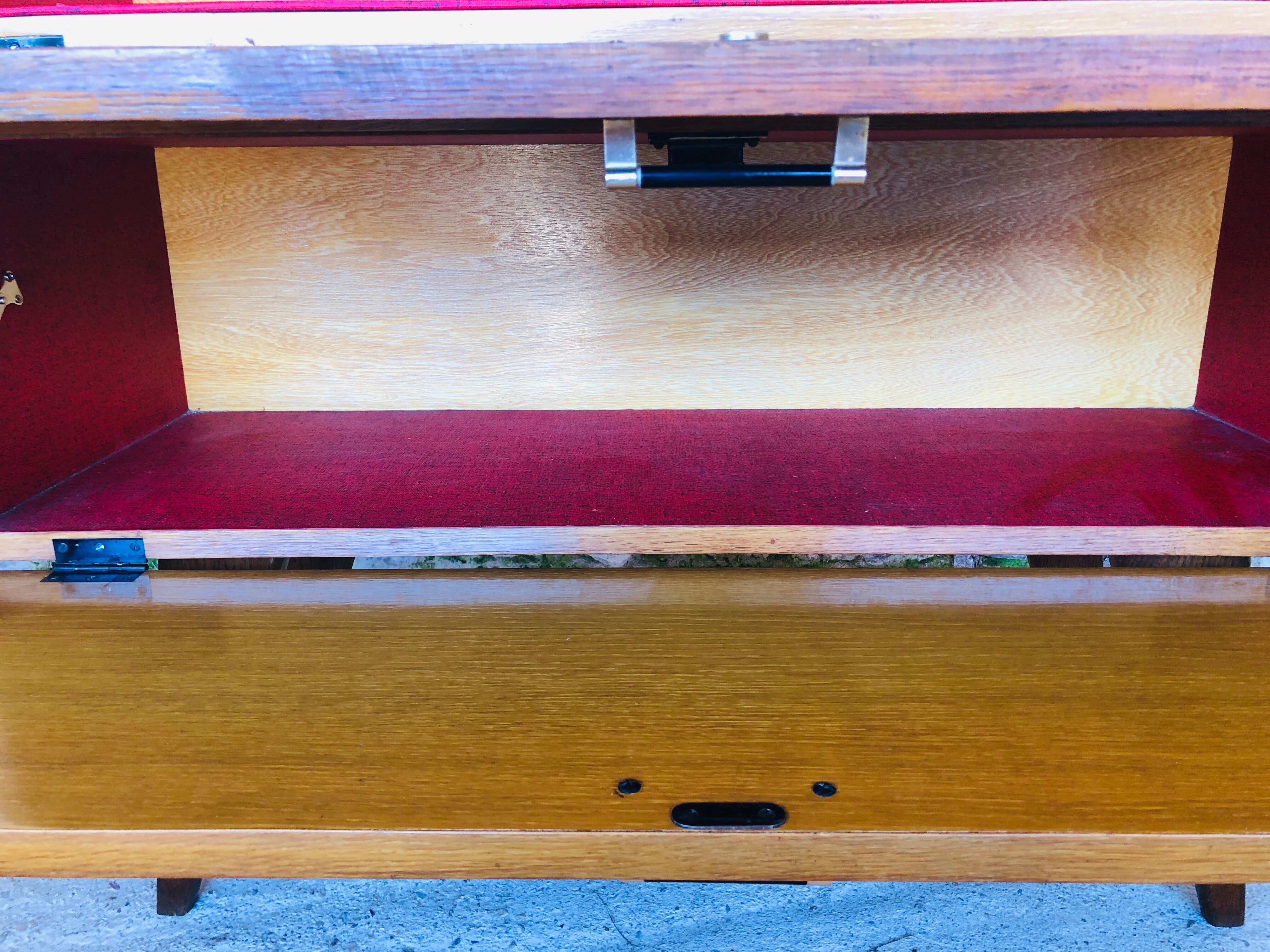 Storage furniture, double compartments, 50s/60s