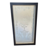 Parisian bistro window in frosted glass 1900