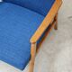 Pair of blue armchairs by Jiri Jiroutek for Interier Praha, 1960