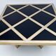 Romeo Rega Mid-century Modern Italian Black Glass, Brass and Chrome Dining
