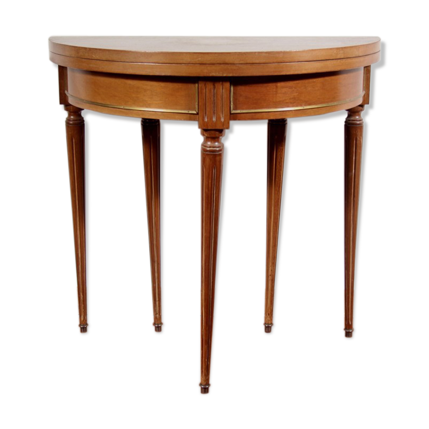 Louis XVI-style half-moon table