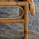 Vintage rattan shell light - bohemian chic spirit