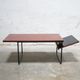 Modernist coffee table in wood and metal