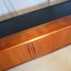 Scandinavian vintage low teak enfilade