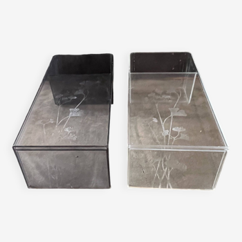 Paire de table basse kartell