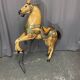 Old wooden carousel horse 1900
