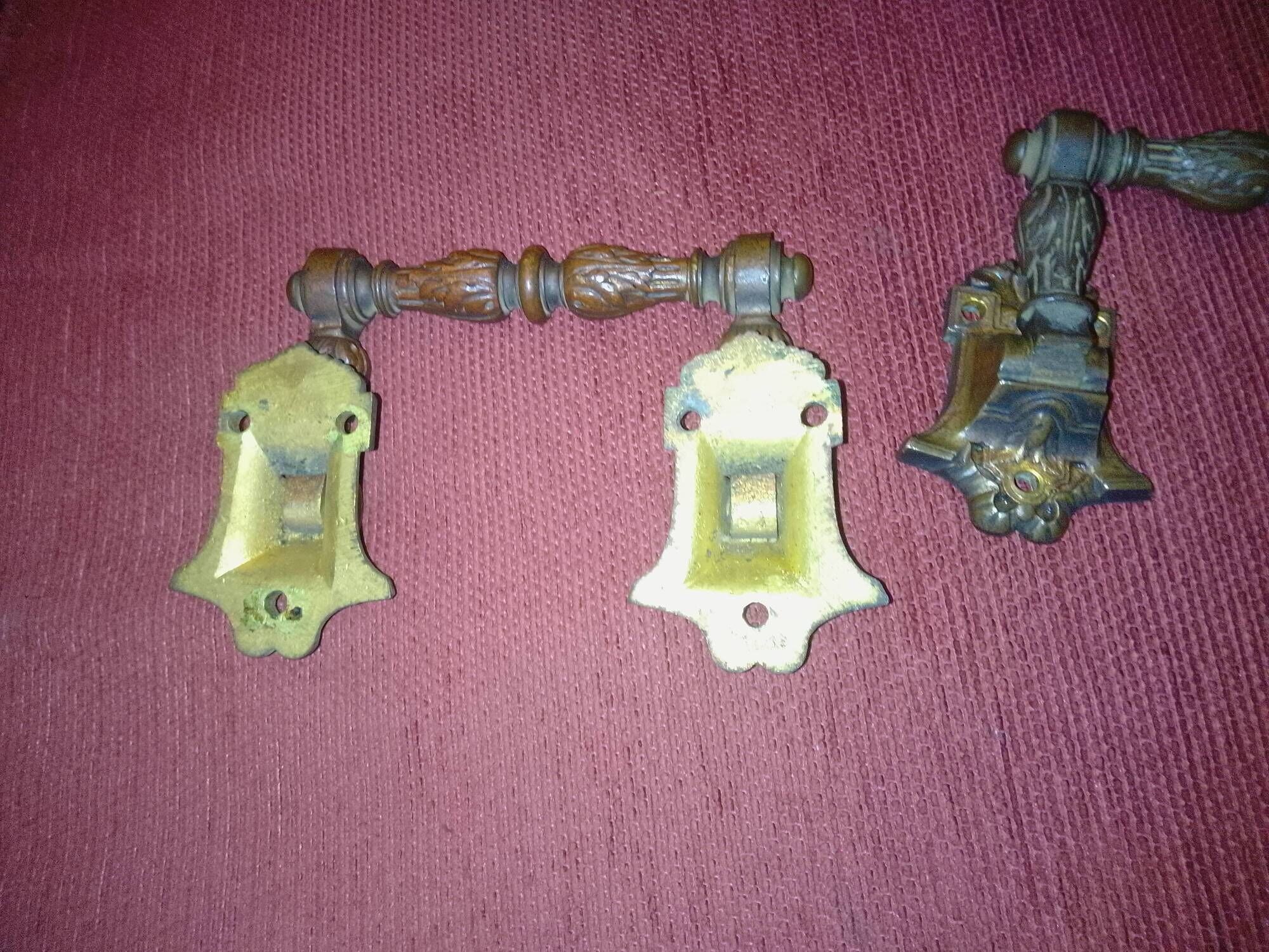Old piano handle