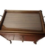 vintage mahogany serving table