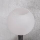 Metal and Opaque Glass Mid-Century Table Lamps (15 available)