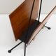 Teak magazine holder, 1960s.