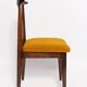 Beech chair with ochre boucle upholstery in mid-century style, Mr. Zielinski, Europe, 1960s.