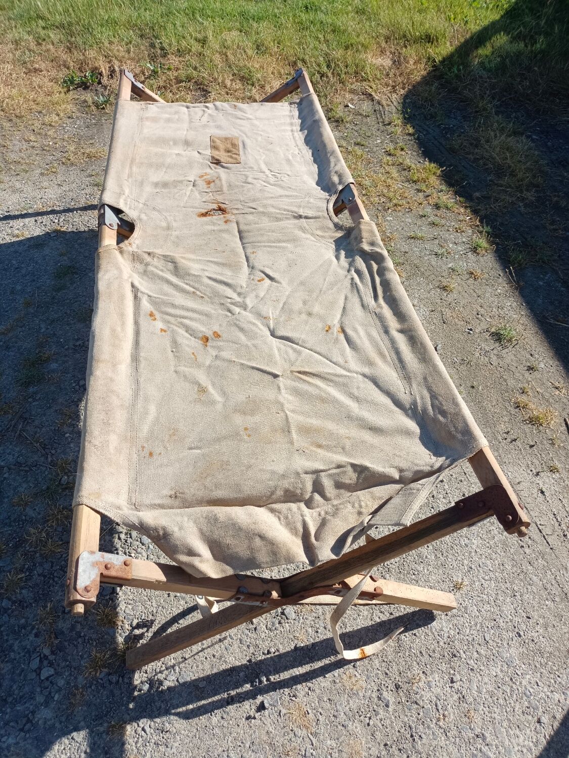 US folding camp bed