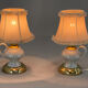 Pair of 1970s Ceramic Table or Bedside Lamps