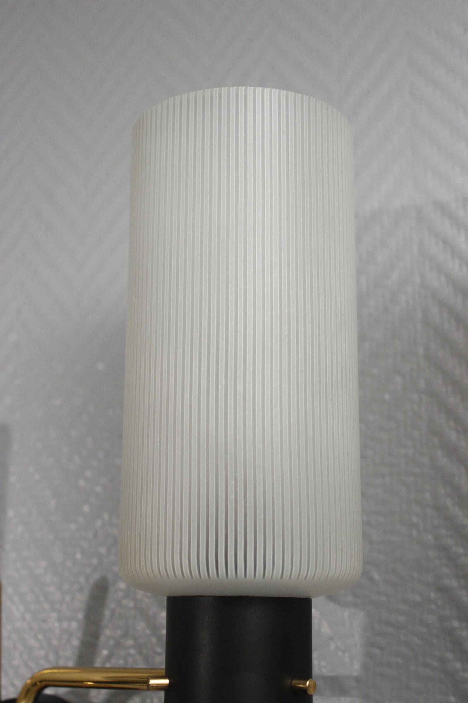 Pair of wall sconces 1950s style Arlus Lunel