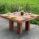 Raw wood table