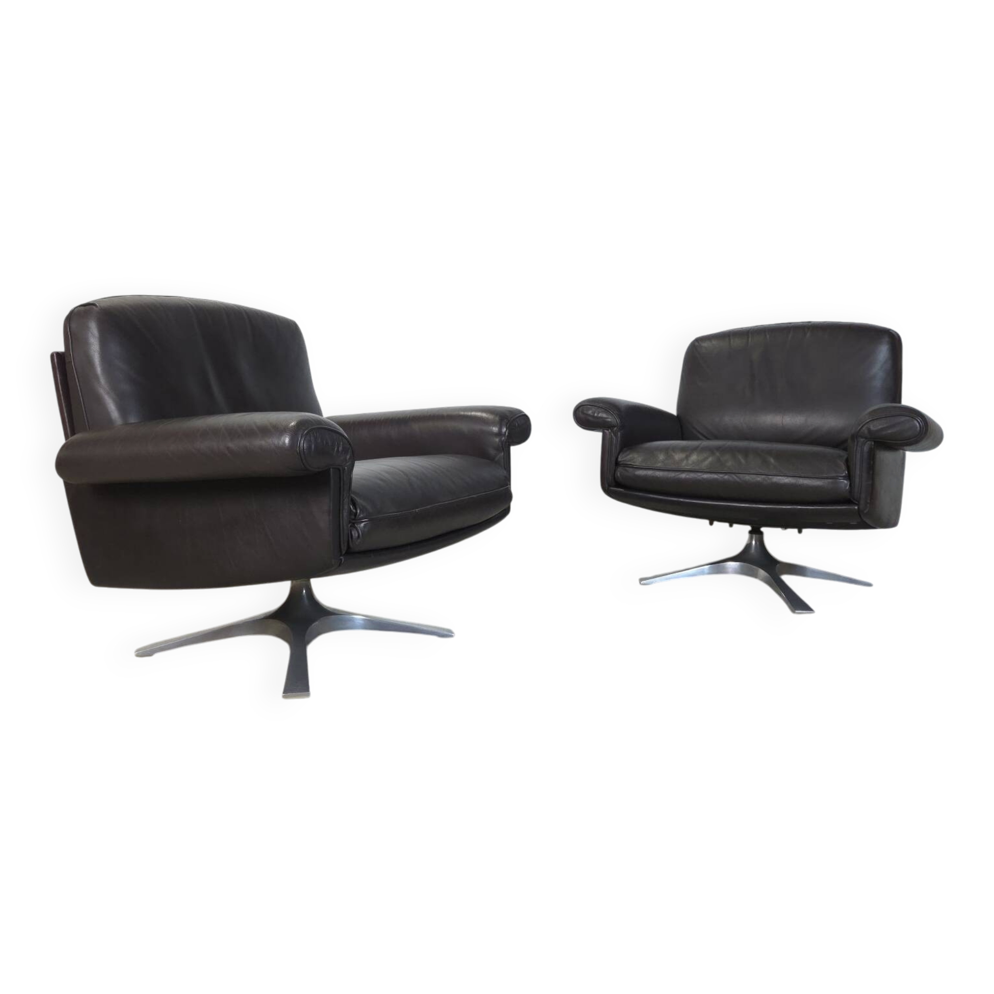 Vintage 1960s De Sede DS-31 leather lounge chair