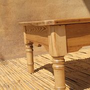 Bamboo coffee table - refurbished - unique piece