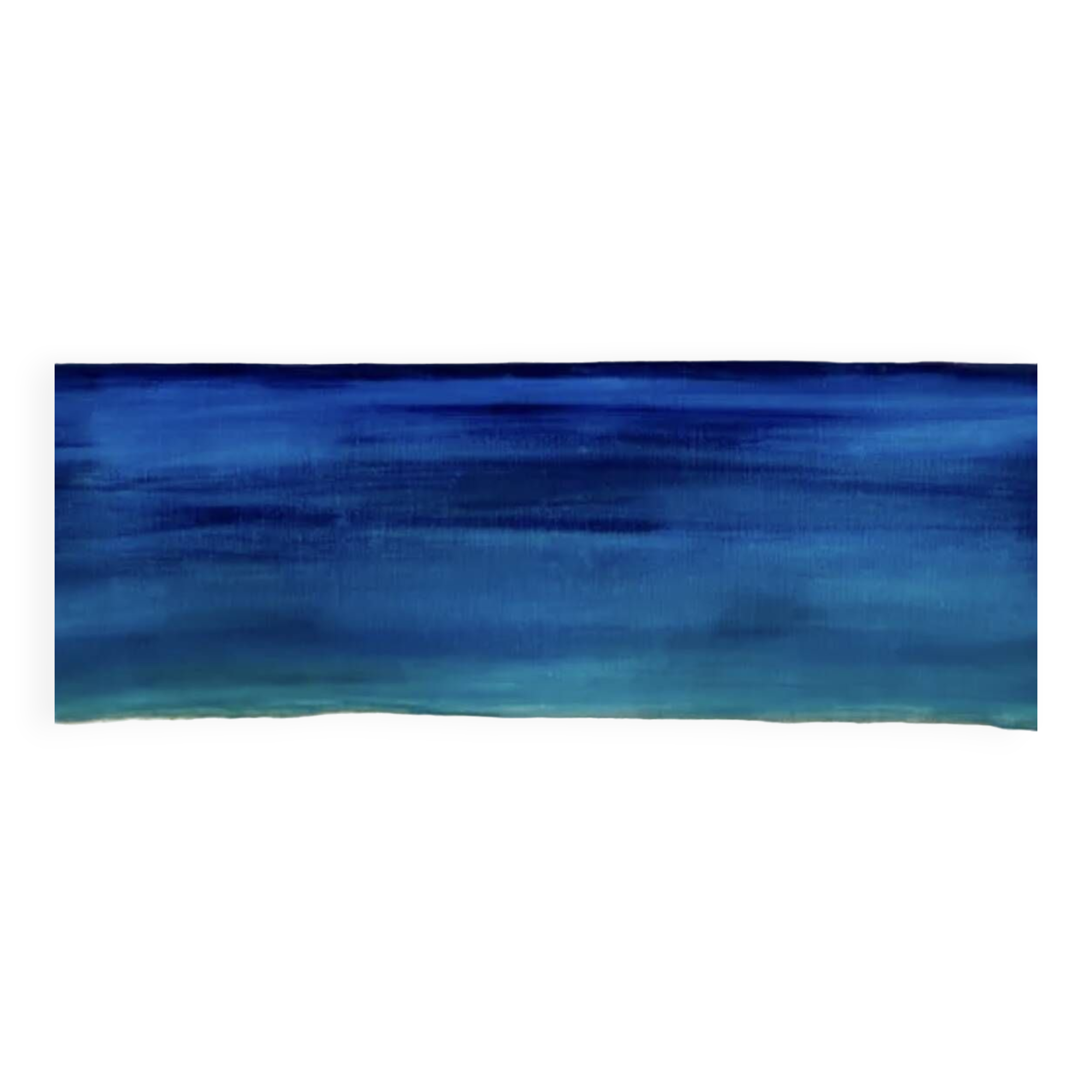 Blue Marine Figurative Painting