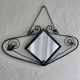 Miroir en fer forgé Art déco français, années 1930