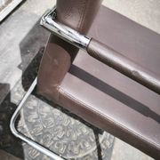 Set of 6 Bene office chairs.