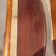 coat rack, hooks, wood and metal, vintage