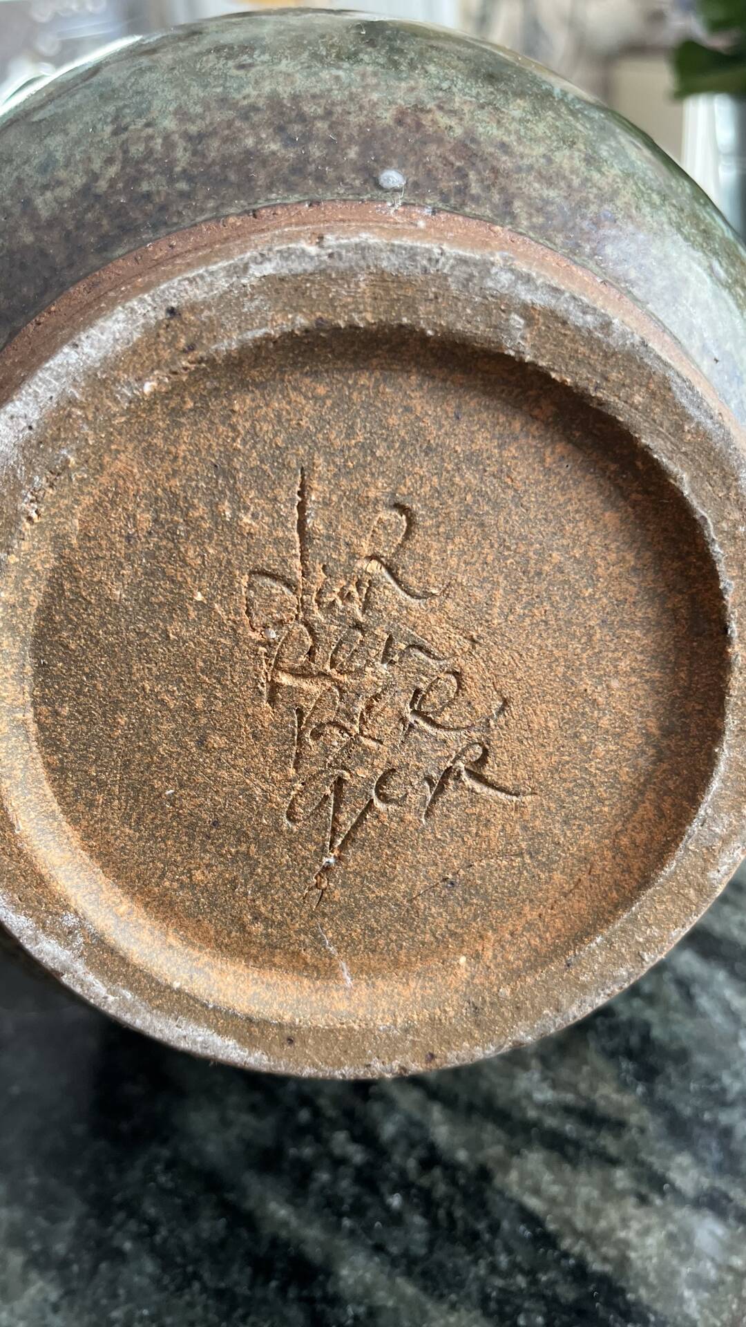 Stoneware jug