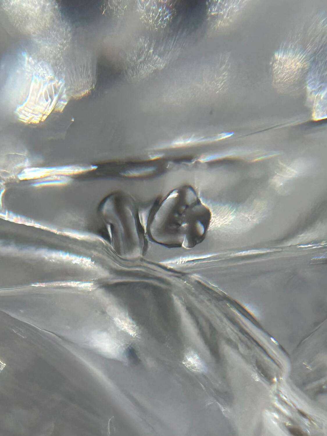 Glass serving dish - Made in France - Mid 20th century