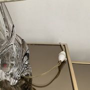 Lampe vintage en cristal France années 60-70
