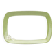 Vintage serving dish porcelain Toscana green and white - retro chic decor