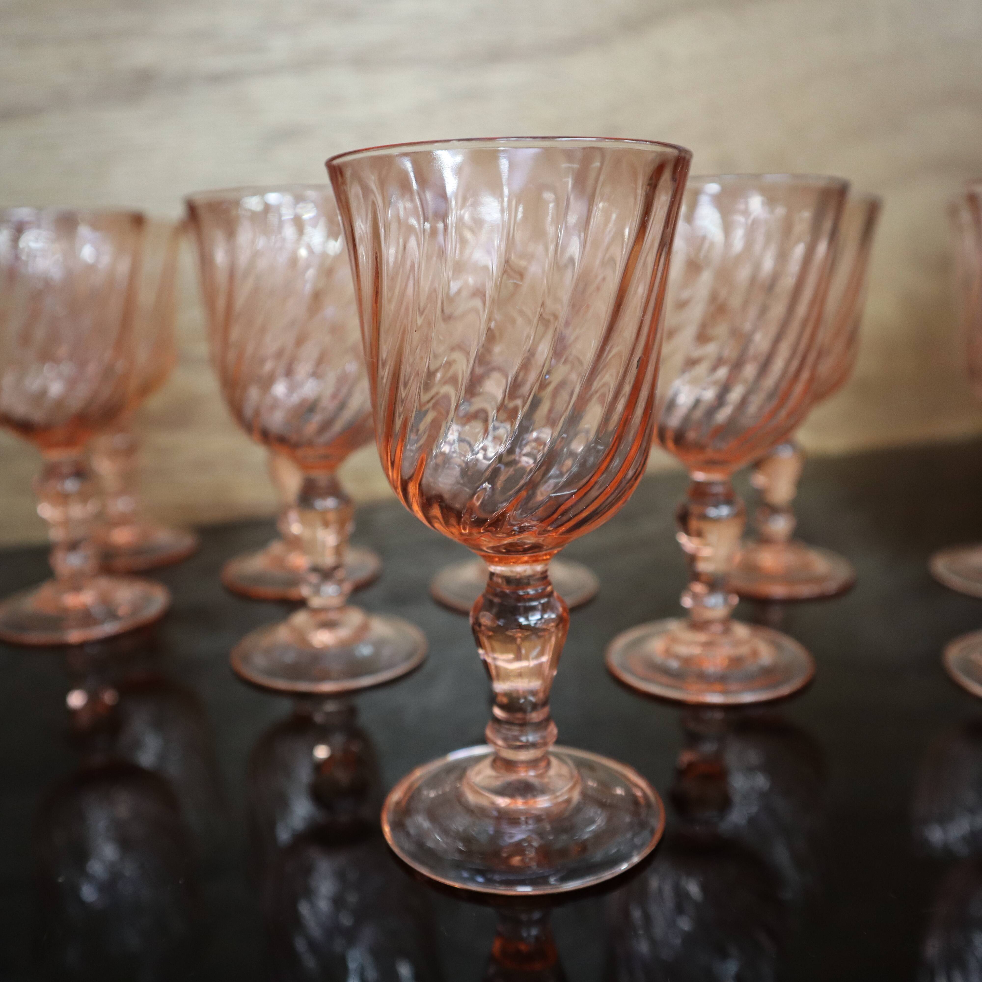 11 Rosaline Luminarc Arcoroc white wine glasses